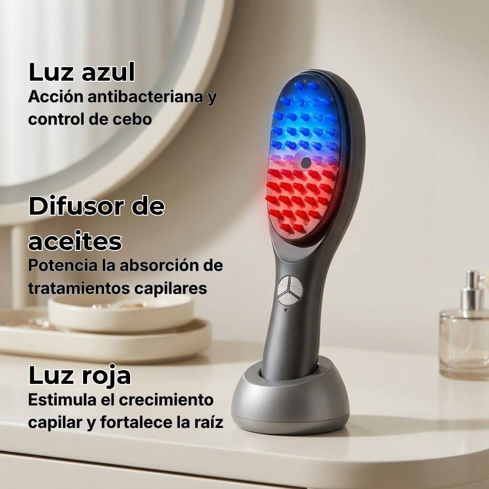 Cepillo para estimular el crecimiento del cabello y reducir el cebo.
