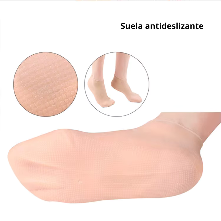Medias en silicona tratamiento hidratante