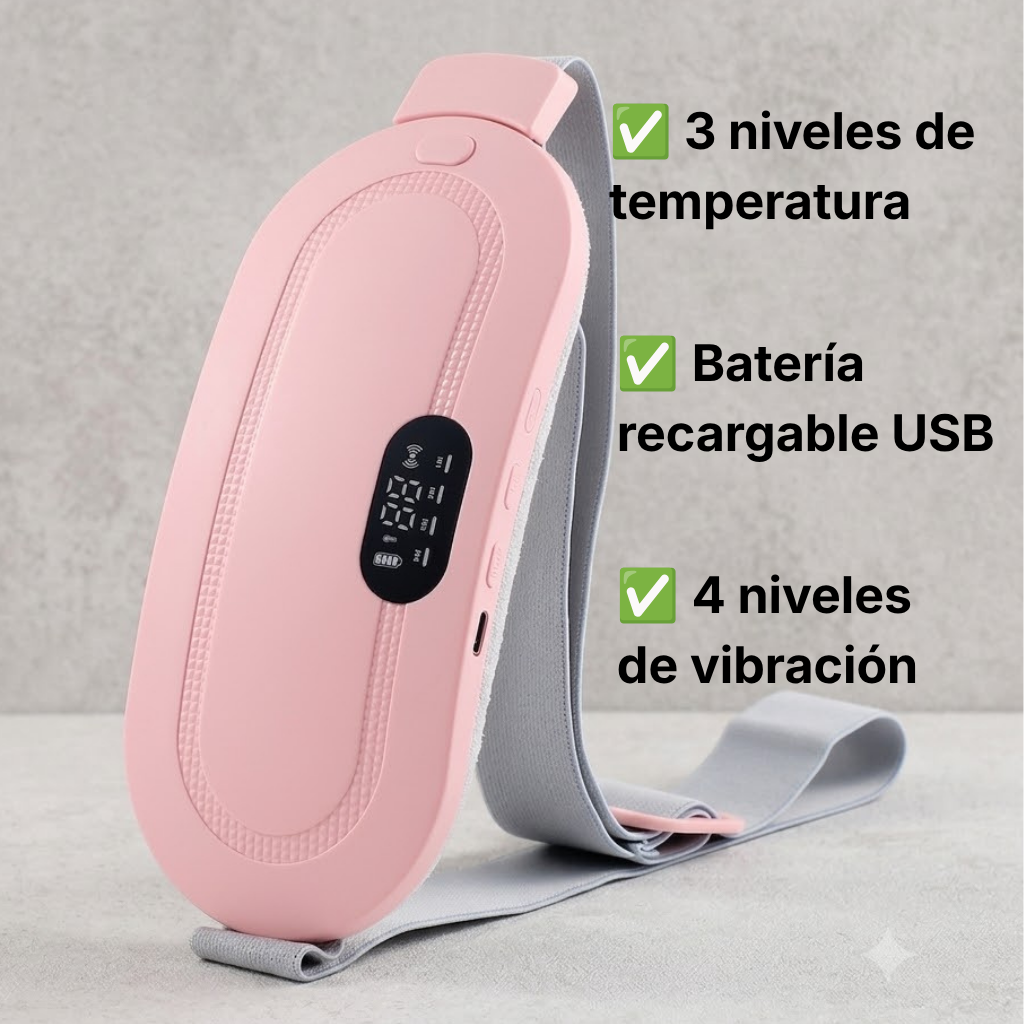 almohadilla con vibración con temperatura regulable  batería recargable USB