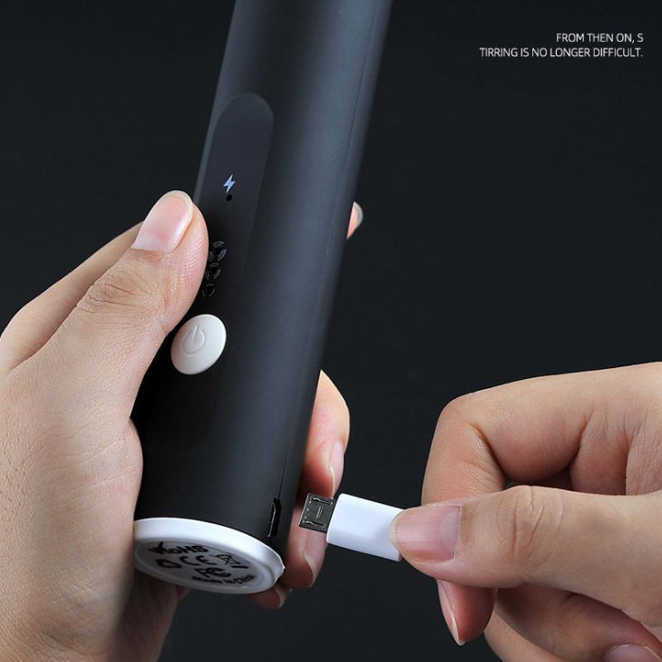 espumador de leche, batidor de huevos recargable inalambrico puerto usb
