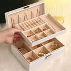 organizador de bisutería para collares, anillos, pulseras y aretes o pendientes, obsequio para mujeres