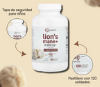 Cápsulas de melena de león 8400 mg en presentación para consumo diario