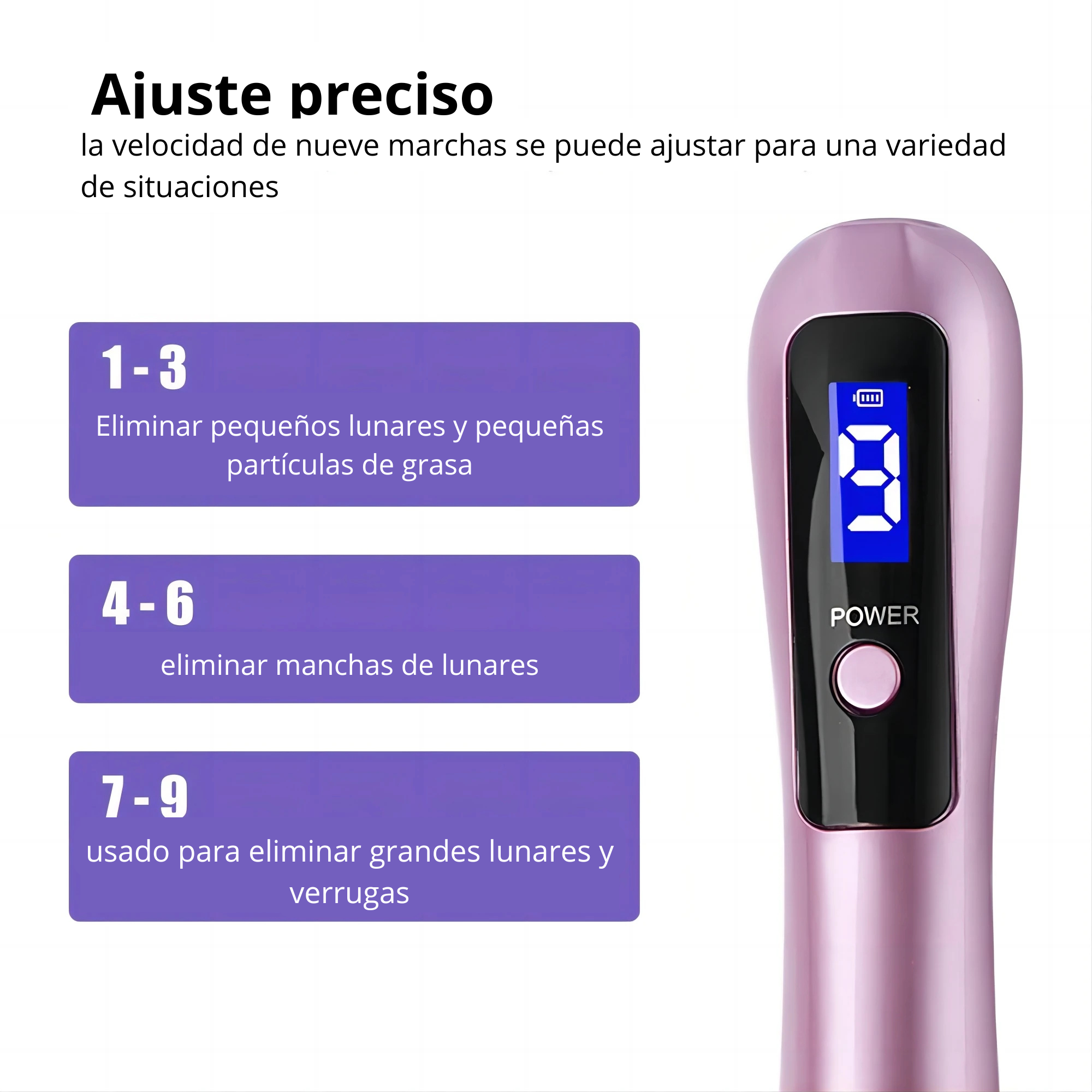 Cauterizador removedor de verrugas e imperfecciones