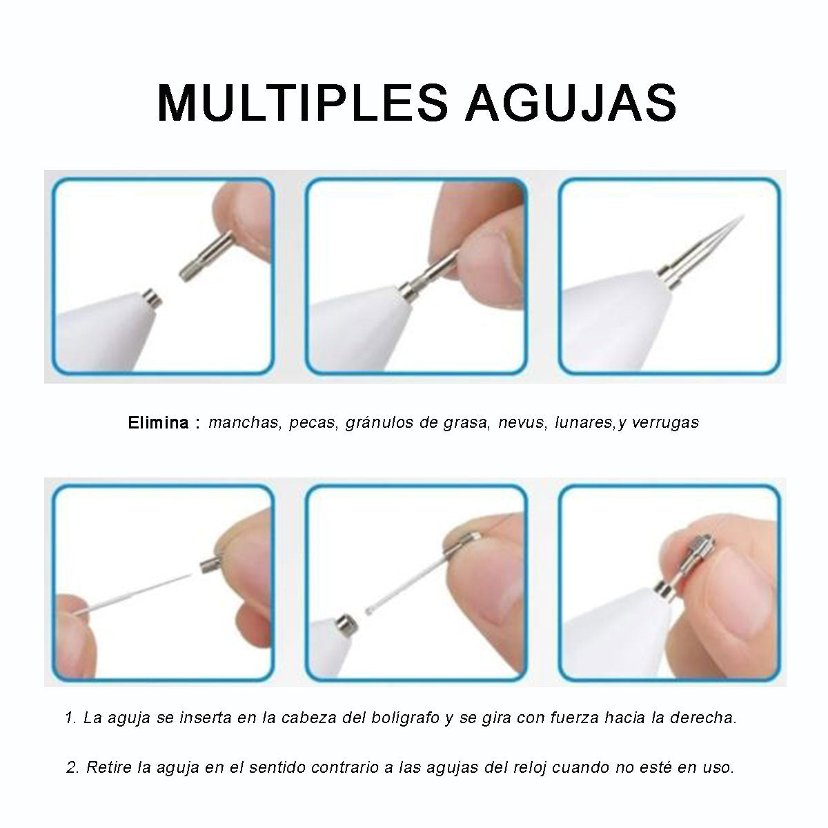 Plasma pen con accesorios incluidos en kit para cuidado estético