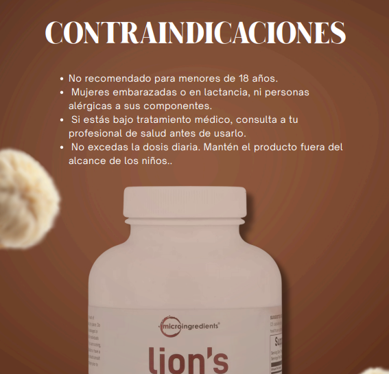 quienes deben evitar consumir melena de león