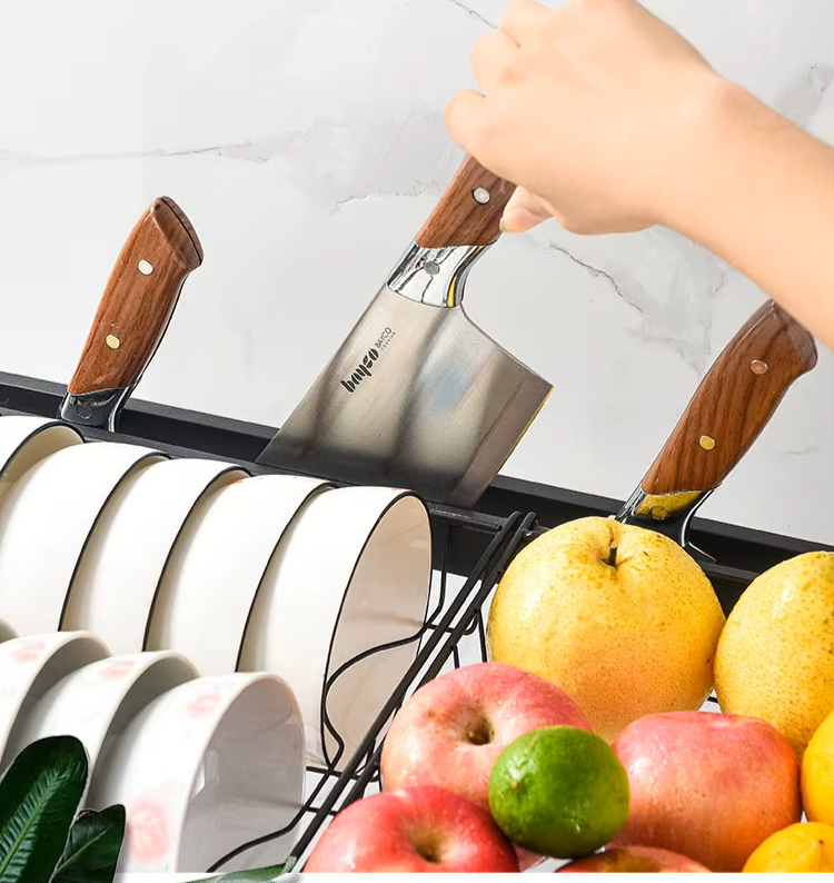 Escurridor de platos en acero inoxidable 65 cm