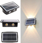 iluminación solar en lámparas de aplique para pared de larga duración