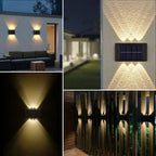 Mini lámpara solar x6 Led, impermeable, automática y ecológica.