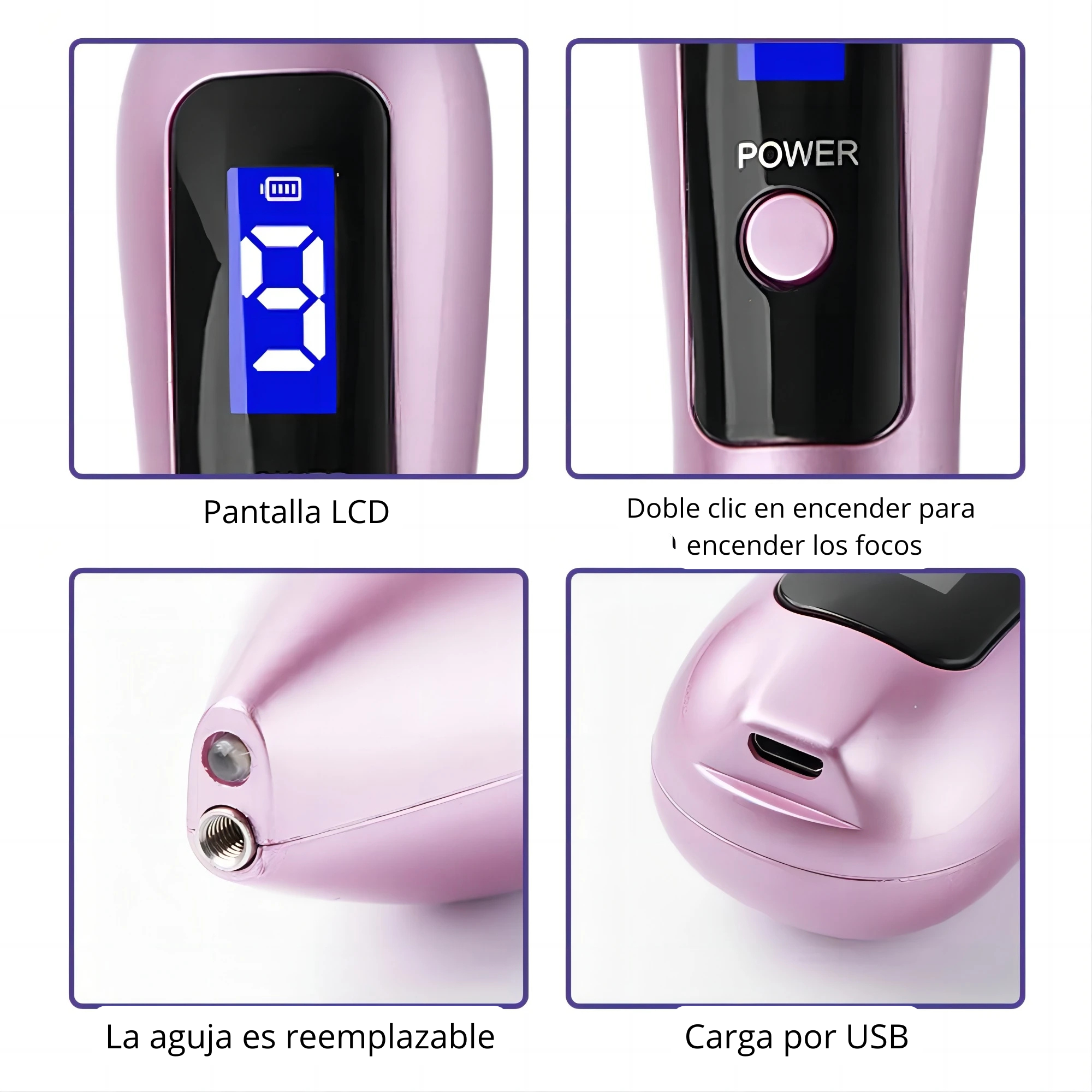 Resultados estéticos visibles con plasma pen en cuidado de la piel recargable por usb