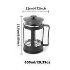 Cafetera de prensa francesa 600ml