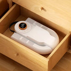 secador de zapatos eficiente, diseño compacto y plegable con temporizador