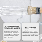 Sellante impermeabilizante transparente para proteger superficies de la humedad