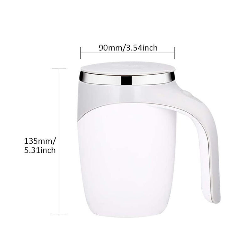 taza eléctrica térmica mezcladora con tapa hermética para trasporte seguro