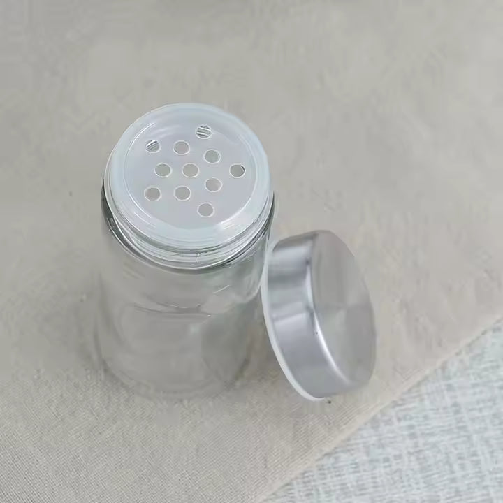 tarro resistente para especiero giratorio con tapa